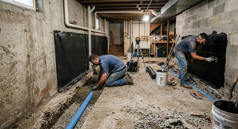 Cellar Waterproofing in Fredericksburg, VA